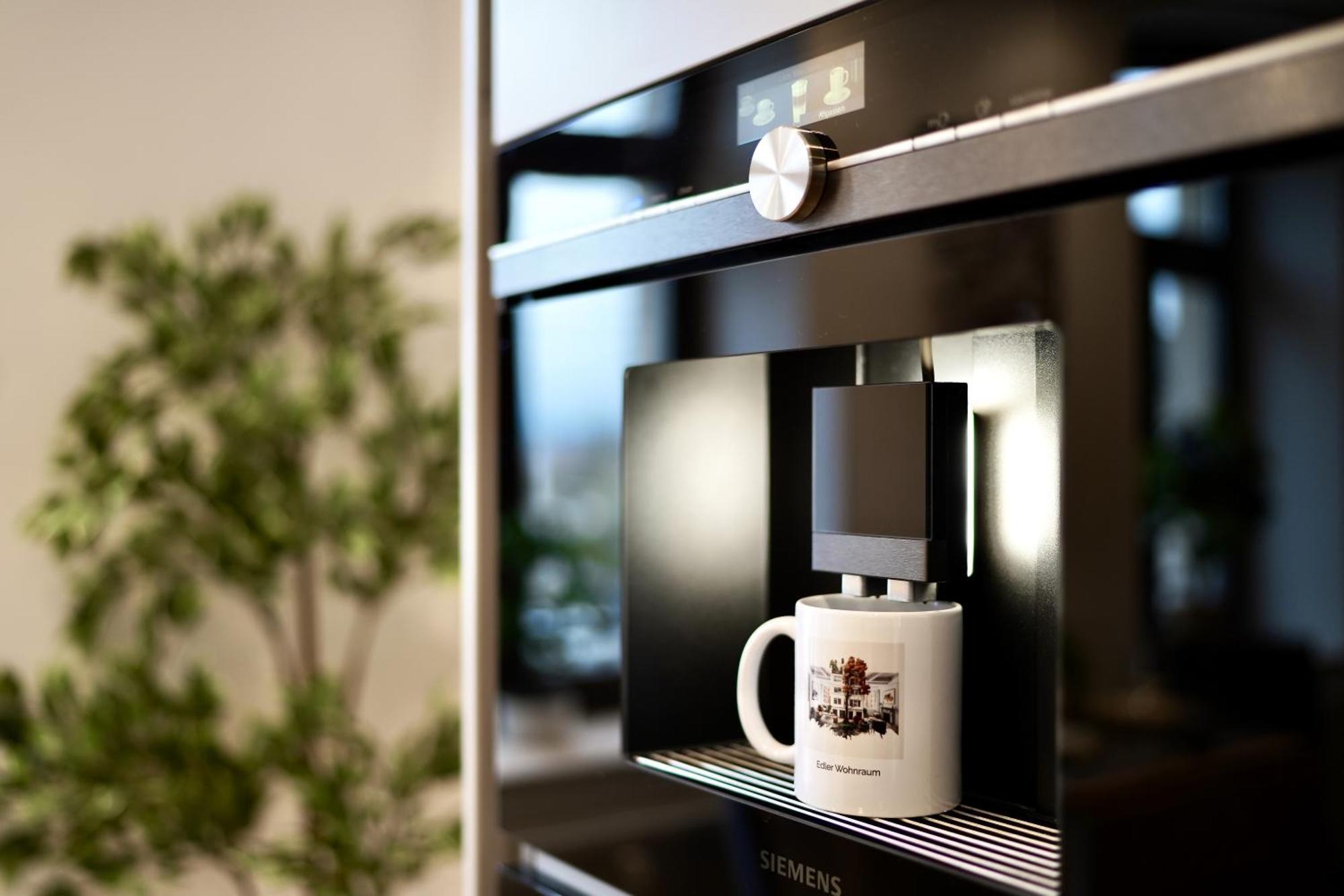 Edler Wohnraum Schlossteich-Suite 3 Sz Mit Zwei Balkonen, Kaffeevollautomat, Kamin, Klima, Lift & Zwei Parkplaetzen Chemnitz Eksteriør bilde